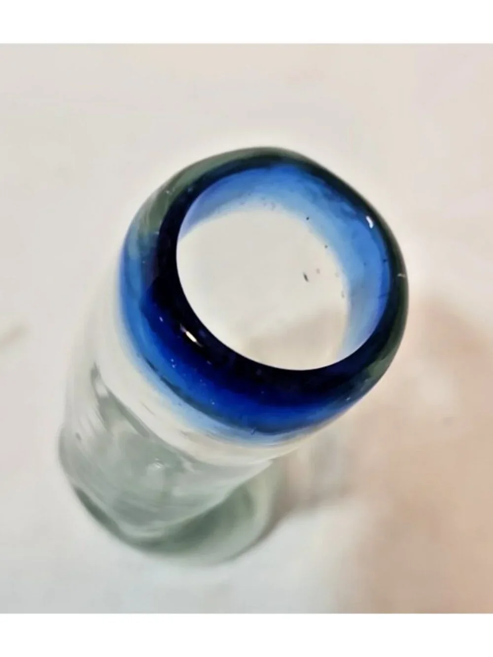 Mextequil Mexican Tequila Shot Glass Hand Blown Glass - Set of 5  2 oz- Bent
